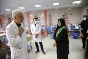 حضور خادمان حرم حضرت شاهچراغ(ع) در بیمارستان امتیاز و فوریت های جراحی شهید رجایی