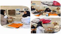  برپایی غرفه سلامت در اولین روز از هفته سلامت در بیمارستان امتیاز