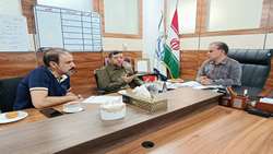 نشست رییس مجتمع درمانی نیایش با مسئول گروه ارتوپدی بیمارستان امتیاز و فوریت های جراحی شهید رجایی شیراز 