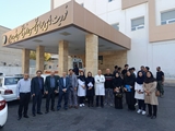 بازدید  مهندس «ناصر سلیمان زاده» معاون برنامه ریزی و تامین نیروی انسانی سازمان اداره استخدامی کشور از بیمارستان امتیاز 