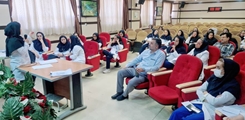 جلسه در راستای  هماهنگی و آمادگی  بازید ارزیابی وزارتخانه از بیمارستان امتیاز 
